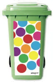 Wheelie Bins Stickers 240 L--Hokey