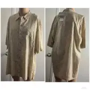 Columbia Button Down Sail Mix Print Campshirt XL