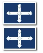 6x Aussie Eureka Flag, vinyl sticker decal car australia decal 60mm x 40mm