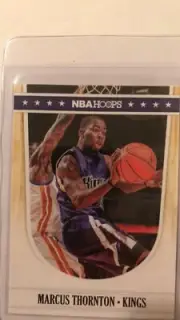 2011-12 NBA Hoops Basketball Card of Marcus Thornton of Kings #212.New.