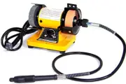 3" Mini Bench Grinder Rotary Shaft Die Carving Polisher Buffer Variable Speed