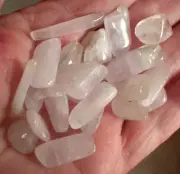 Pink Kunzite Tumbled Stones, 1 ounce, Brazil rt521c