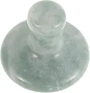 CALLARON Mushroom Massage Tool Jade Stone for Relaxing Body and Facial Massage Versatile Stone for Hot Compress and Exfoliation for Spa and Wellness