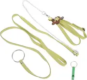Generic Turtle Leash Going Out Hauling Rope Tortoise Walking Leash Tortoise Leash Reptile Leash and Harness Walking Turtle Rope Turtle Walking Belt Light Green Stainless Steel Chain