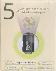 STERILIZER UVC 5S MINI HIGH EFFICIENCY LIGHT