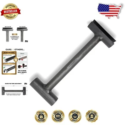 Hinge Wrench for Commercial Doors - Adjust .134 & .180 Gauge Hinges Effortlessly