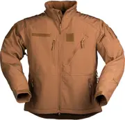Mil-Tec Softshell SCU 14, textile jacket , color: Light Brown (Coyote) , size: L