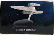 EAGLEMOSS 2017 STAR TREK 2009 MOVIE U.S.S. KELVIN STARSHIP DIECAST MINI REPLICAS