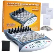 Talking Chess Master Electronic Chess Set, Computer Chess Board, Strong
