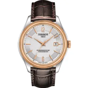 【TISSOT 天梭 官方授權】TISSOT BALLADE0 POWERMATIC 80 COSC 矽游絲機械腕錶(T1084082603700)