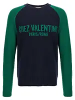 [Valentino Garavani] Valentino Garavani-Chez Valentino Maglioni Blu-Uomo L
