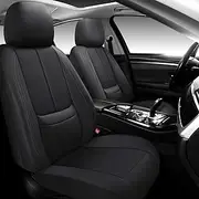 Full Coverage Leather Car Seat Covers Full Set,Waterproof Seat Covers for Cars,SUVs Pick-up Truck, Car Seat Cushion,Car Seat Protector,Black Seat Cover with 5 Seats