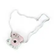 Marble Pattern Camera Case for Mini 12/11,PU Protective Bag with Shoulder Strap