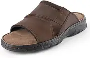 [riemot] Men's Sandals, Summer Mules, Comfortable Support, Flat Sandals, Non-Slip Sole, Sea Beach Slippers, Slippers for Indoor and Outdoor Use (41-47 EU)