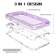 For Apple iPhone 12 Pro Max Transparent Defender Slim Polycarbonate Case Cover (Clear)