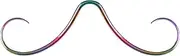 [AccGin] 14G 16G Mustache Septum Ring 316L Surgical Steel Septum Mustache Nose Ring Piercing Jewelry Septum Piercing Hanger Black Gold Silver Rainbow