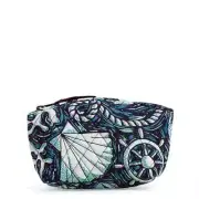 Vera Bradley Compact Travel Cosmetic Shore Enough Blue NWT Makeup Bag