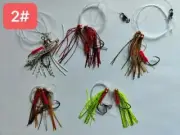 5x Master Pro Skirt Rigs Whiting Fishing Rigs in 5 colors Hooks Size 2#