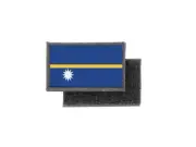 Flag patch printed badge country nauru
