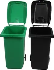 HONMEET Pcs Desk Pen Holder Mini Trash Can Pencil Holder Set Space-Saving Organizer for Home Office Kawaii Design