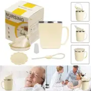 Convalescent Feeding Cup, Drinking Cup with Straw for Disabled Patient Maternity