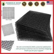 Minimalist Aquarium Divider Set - 12 Plastic Egg Crate Panels, 11.8 x 11.8 in
