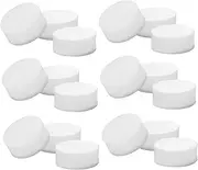 UPKOCH 20pcs White Abalone Shell Dots Durable Inlay Material for Guitar Fretboard for Acoustic Classical Instruments Easy to Store Carry