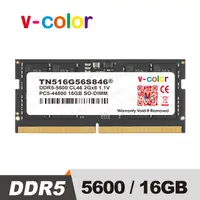 在飛比找PChome24h購物優惠-v-color 全何 DDR5 5600MHz 16GB 筆