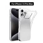iPhone 15 Pro Max Plus CasePremium Slim Soft Crystal Clear Shockproof For Apple
