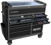SP Tools SP50765D - Tool Kit - Tech Series Roller Cabinet - 369 Piece Metric/SAE - Diamond Black