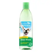 TropiClean Fresh Breath Dental Health Solution Water Additive For Dogs (473ml) | Dental Chews