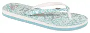 Roxy Girl's Pebbles Sandal - Blue / White / Green - New