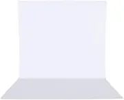 HEMMOTOP White Photo Backdrop, 6x9 ft Background for Photography, Seamless Screen for Photoshoot, Easter, Birthday Party, Video Recording, Photos, Projector (Backdrop Only)