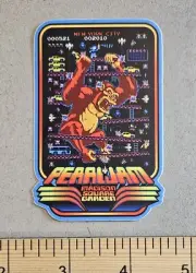 Pearl Jam Vinyl Sticker 2.25"x3" NYC MSG Donkey Kong Poster Art 5/20/10