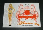 2015 Benchwarmer STEPHANIE BRANTON Sin City #72 Orange Auto/21 PLAYBOY Playmate
