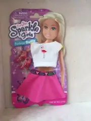 NEW! FUNVILLE SPARKLE GIRLZ Flamingo OUTFIT 12" DOLL Outfit & Shoes
