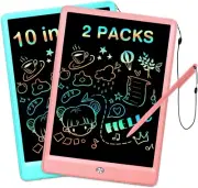 2 Packs LCD Writing Tablet for Kids Toys, 10 inch Doodle Board Drawing Pads