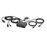 Startech C2-H46-UAC-CBL-KVM 2-PORT HYBRID USB-C HDMI CABLE KVM SWITCH, 4K 60HZ,