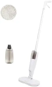 Double Head Electric Spin Mop Cleaner Floor Polisher Sweeper Water Tank 6mop USB