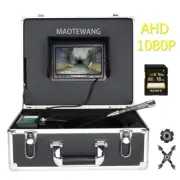 7inch LCD Sewer Drain Pipe Inspection Video Camera DVR 16GB Industrial Endoscope