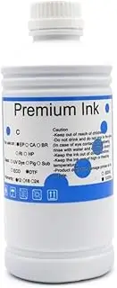 1000ml DTG Ink, Textile Garment Ink - Compatible with DX5 DX6 DX7 TX800 XP600 I3200, Compatible with Epson L1800 1390 R1900 R3000 9600 F2000(DTG Ink C)