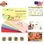 Creative Candle Making Kit for All Ages - 10 Beeswax Sheets & Wick Bundle