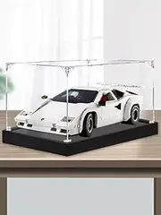 Display Case Acrylic Case for Lego Lamborghini Countach 5000 Quattrovalvole 10337