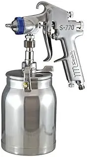 STAR S770 Air Suction Spray Gun, 1L Pot, Paint Pneumatic Air Spraying, Nozzle (1.5mm|3 x Spray Guns)