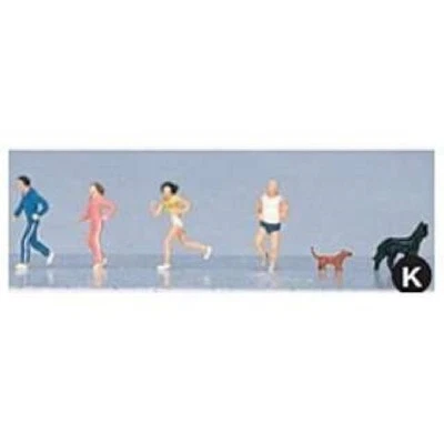 KATO N Gauge Train Diorama Figures Jogging Dog Scene Japan Model Accessories