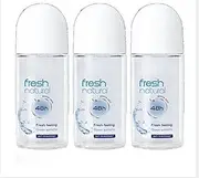 (3 Pack) - Nivea Fresh Natural 48 Hours Deodorant Roll on 50 Ml. 3 Pack l