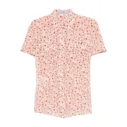 [Prada] Prada Floral-print Blouse 40 IT PINK