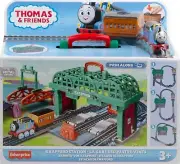 Thomas & Friends Toy Train & Track Set Knapford Station 2-in-1 Playset & Case