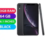 Apple iPhone XR (64GB, Black) - Refurbished (Excellent)