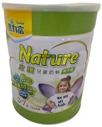 在飛比找樂天市場購物網優惠-豐力富 Nature 3-7歲兒童奶粉(1.5kg/罐) [